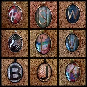 Custom monogrammed necklaces!